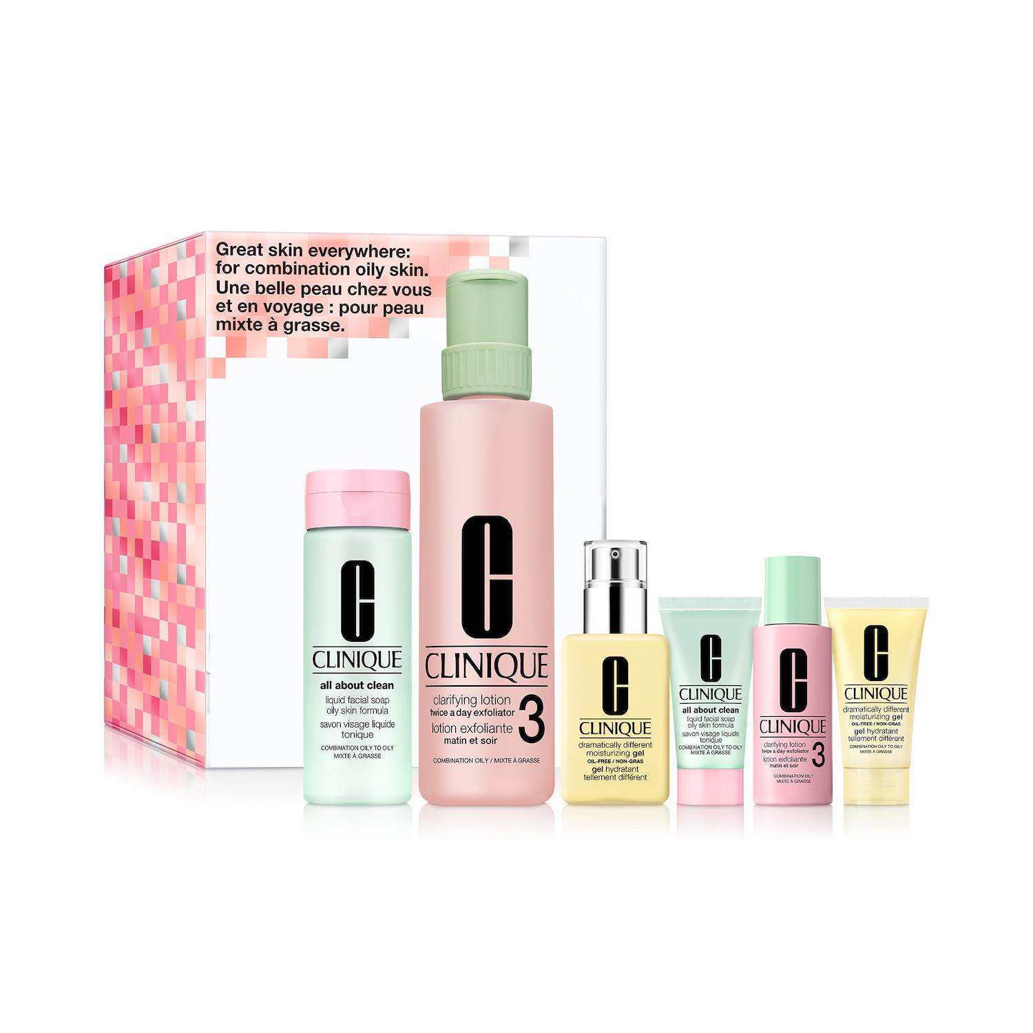 GREAT SKIN EVERYWHERE FOR COMBINATION OILY SKIN (SET DE CUIDADO DE LA PIEL PARA PIEL GRASA)